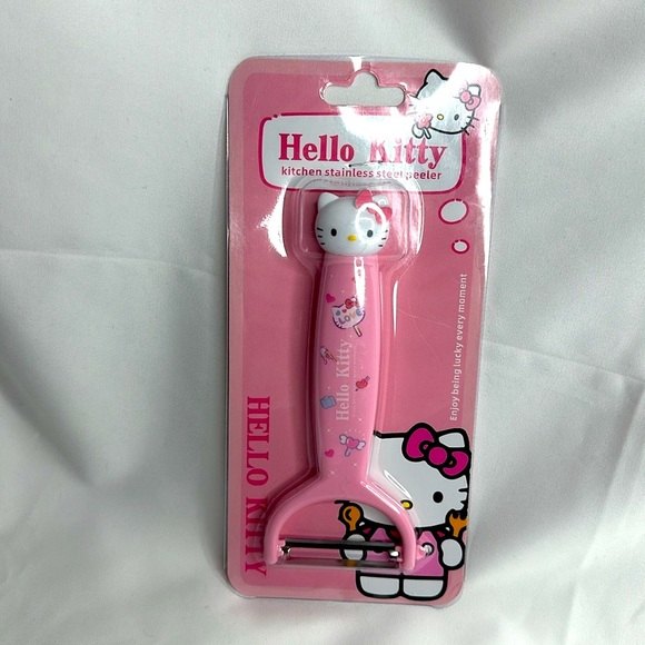 Sanrio Hello Kitty Stainless Steel Fruit Peeler Tool for Effortless Peeling - Picture 1 of 11